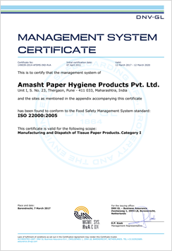 Amasht ISO Certificate Image